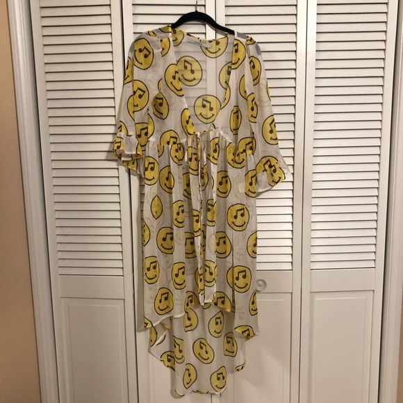 Joyrich Happy Music Face Kimono 🙂🎵 - Picture 4 of 7